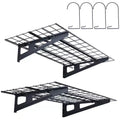 VEVOR Garage Storage Shelving, 2 Pack, 4 x 2 ft Heavy Duty Garage Shelves Wall Mounted, 500 lbs Load Capacity(Total) Garage Storage Rack