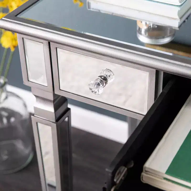 Bureau en miroir - Argenté