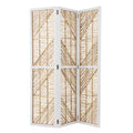 Quilino 3-Panel Woven Room Divider/Screen - Natural - SEI