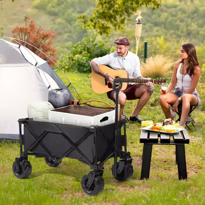 Chariot de jardin portatif pliable de 42 po de large