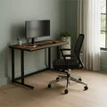 Bureau marron et noir