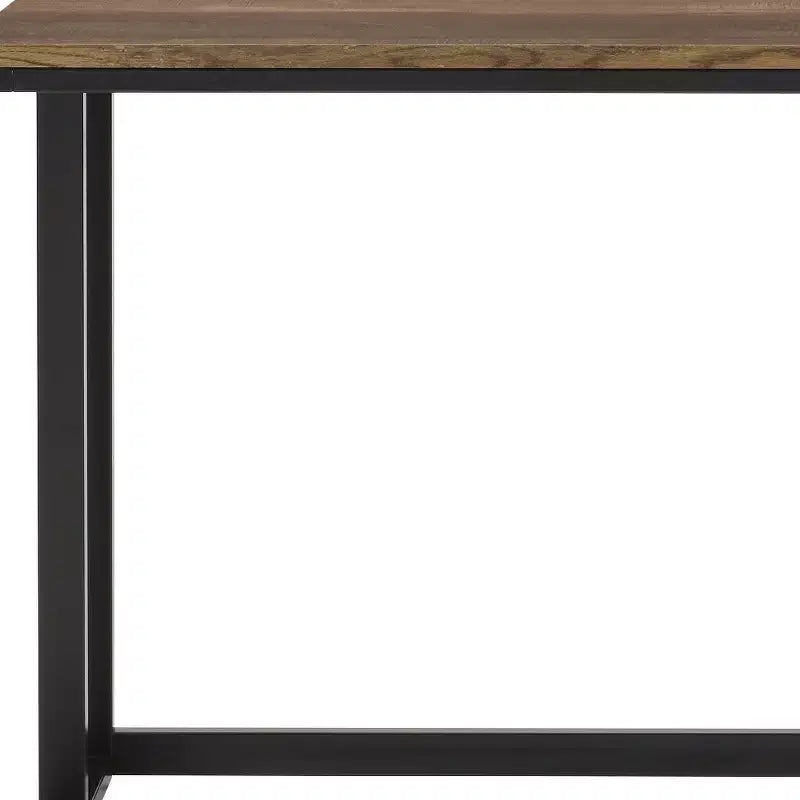 Bureau marron et noir