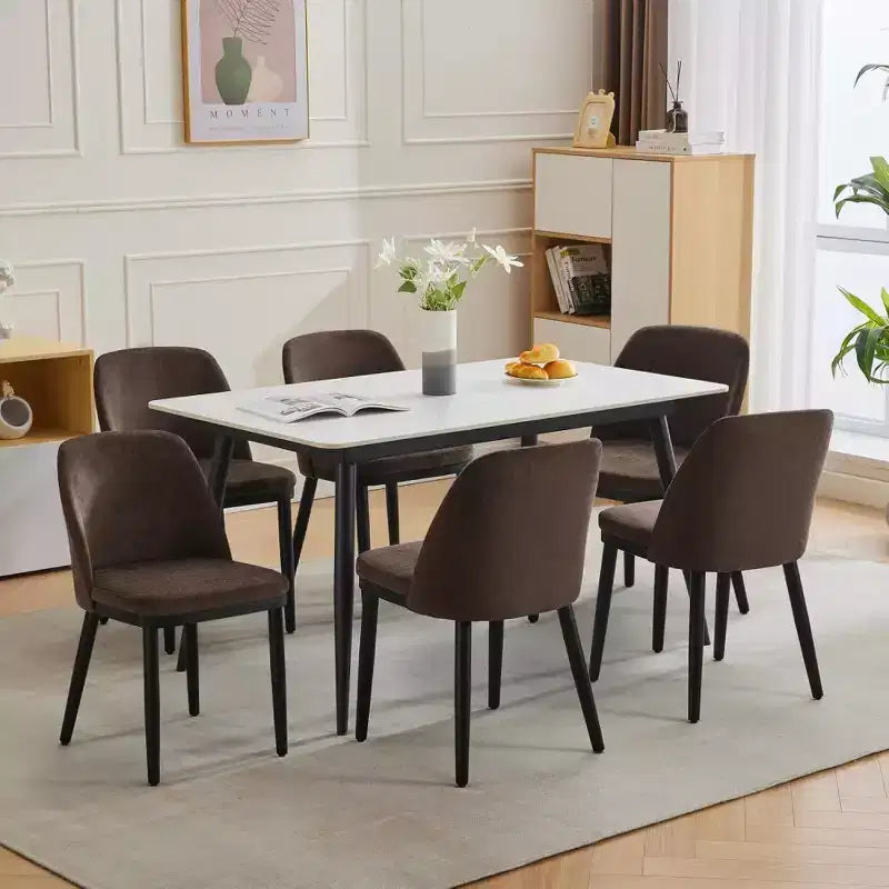Chaise de salle à manger capitonnée