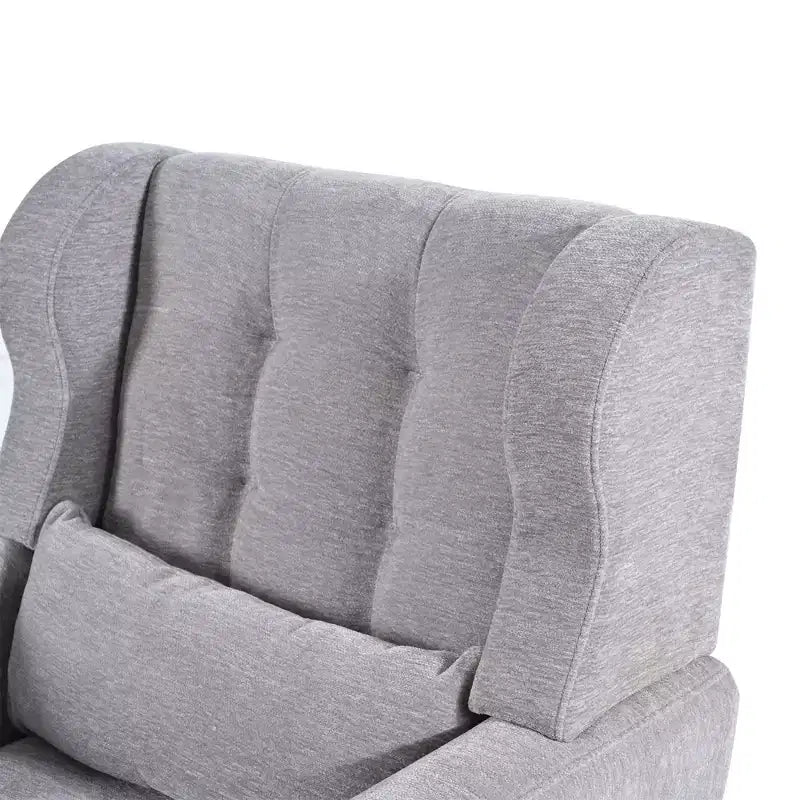 Fauteuil d'appoint moderne avec coussin rembourré et coussin décoratif, fauteuil de lecture avec pieds en bois, fauteuils d'appoint confortables pour le salon, la chambre à coucher