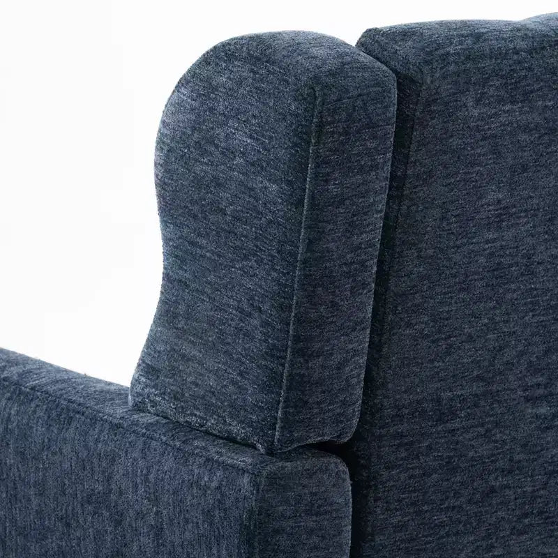 Fauteuil d'appoint moderne avec coussin rembourré et coussin décoratif, fauteuil de lecture avec pieds en bois, fauteuils d'appoint confortables pour le salon, la chambre à coucher