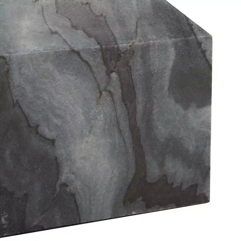 Table d’appoint – Marbre gris/Noir