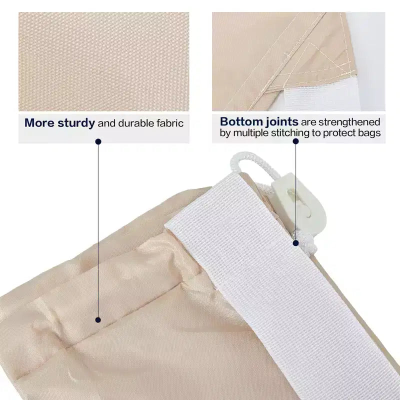 Sac à linge avec sangle, grand organisateur de vêtements sales, facile à ranger dans un panier à linge