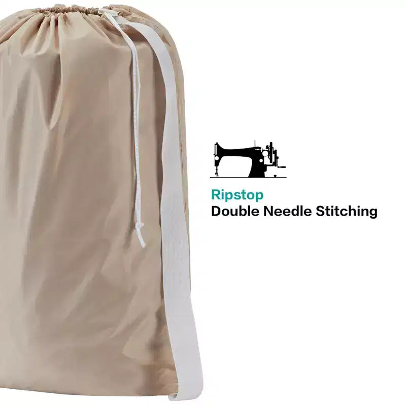 Sac à linge avec sangle, grand organisateur de vêtements sales, facile à ranger dans un panier à linge
