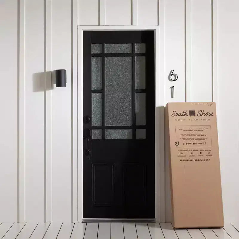 Commode double à 6 tiroirs en noyer naturel : Poignées asymétriques