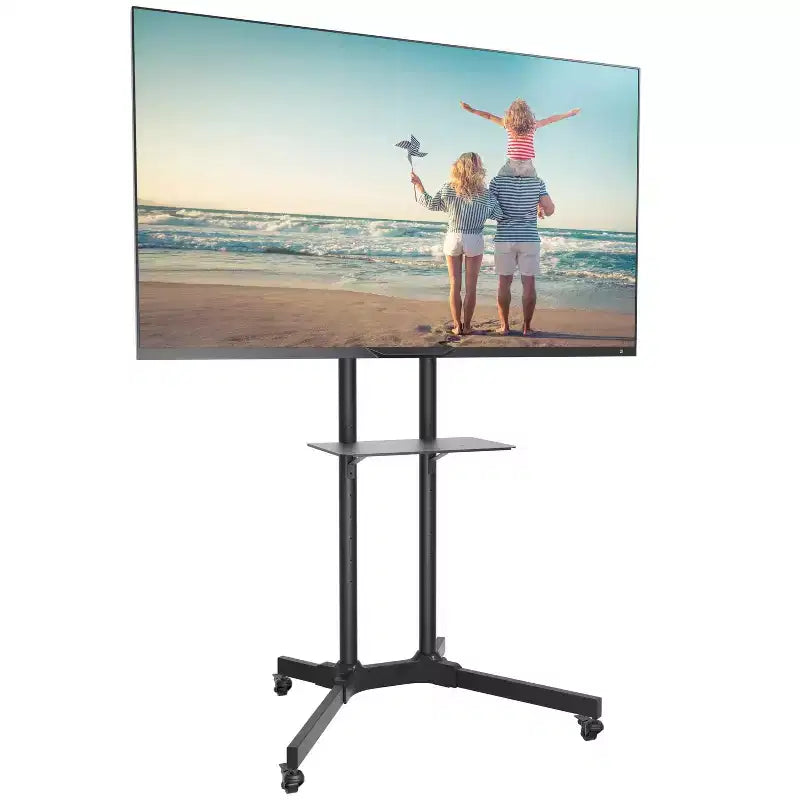 Promounts Mobile TV Cart with Tilt Mount for TVs 32 - 72 Up to 110 lbs